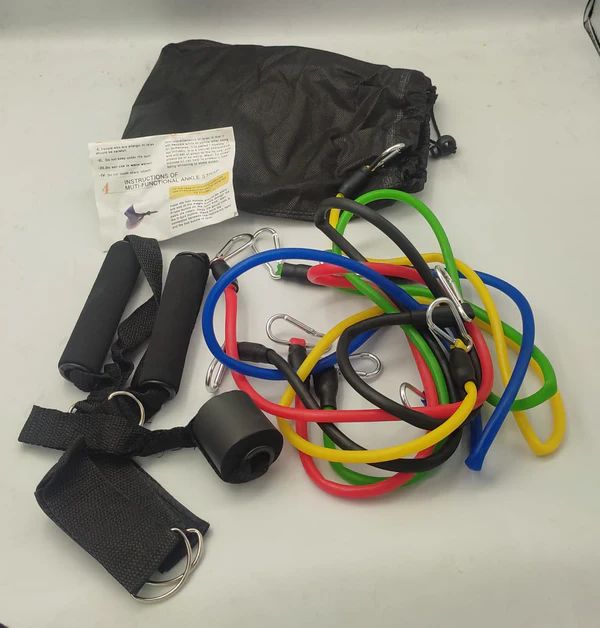 Bodybuilding Resistance Bands Set     مجموعة أشرطة المقاومة لكمال الأجسام