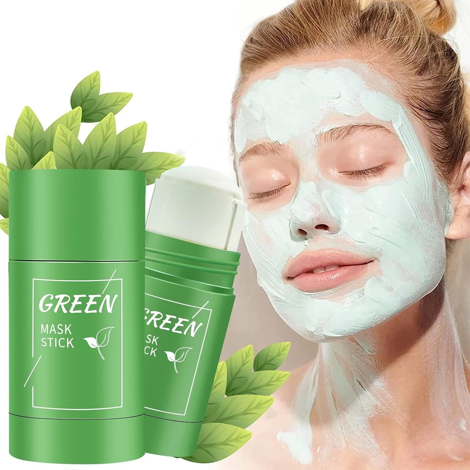 ( Green Tea Mask Stick for Face)  عصا قناع الشاي الأخضر للوجه