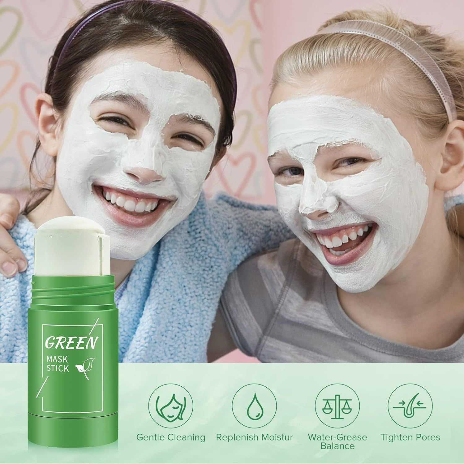 ( Green Tea Mask Stick for Face)  عصا قناع الشاي الأخضر للوجه